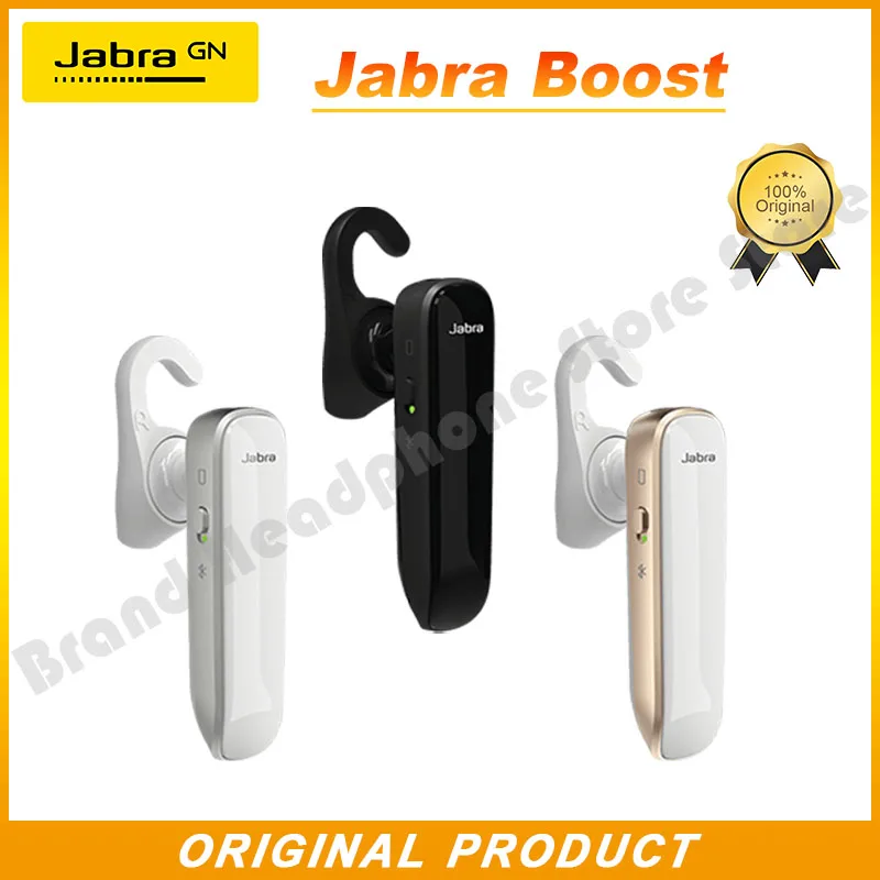 

Original Jabra Boost Ear Hook Bluetooth 4.0 Wireless Earphone With Mic HD Voice Technology Business Headset Stereo Calls Single