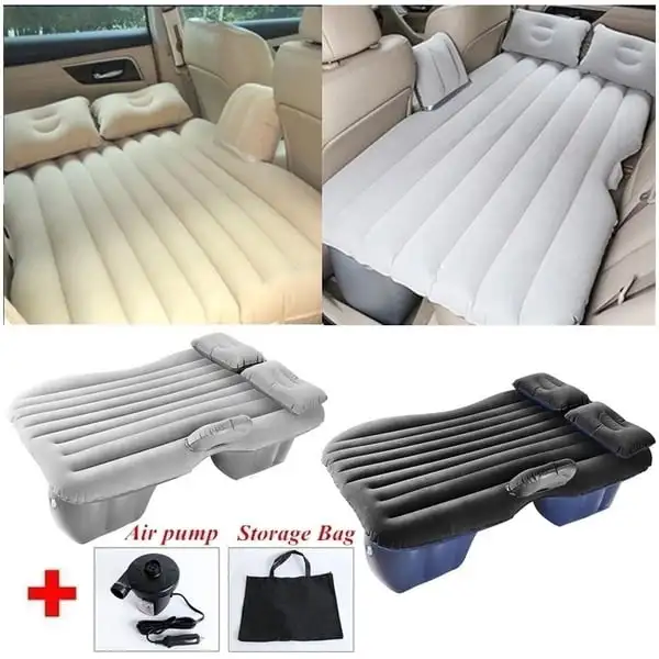 

Car Inflatable Bed Back Seat Mattress Airbed for Rest Sleep Travel Camping