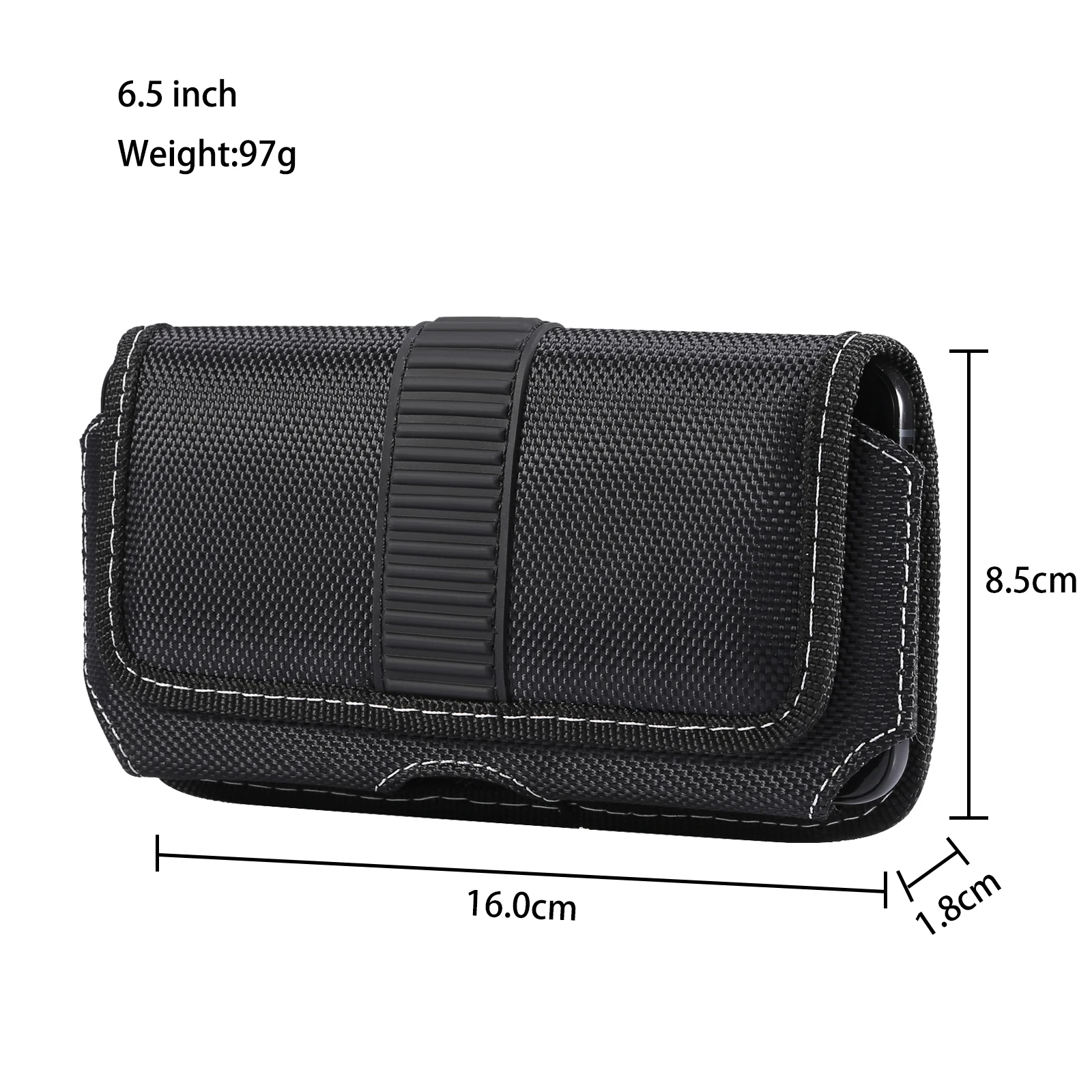 Универсальная поясная сумка с зажимом для мобильного телефона iPhone 16 15 14 13 Pro Max