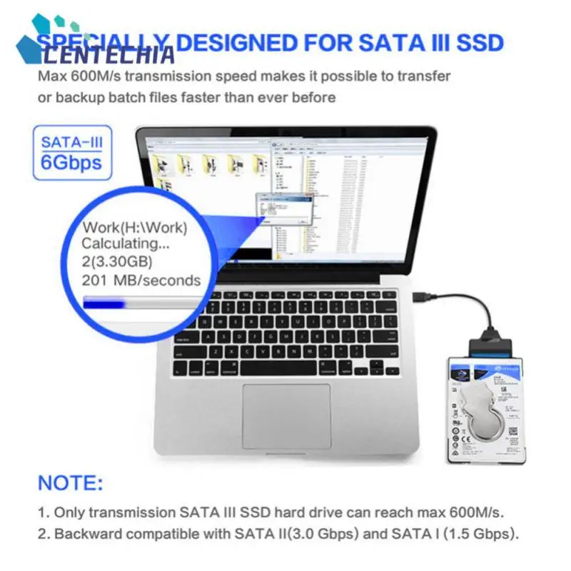 

Usb-кабель для жесткого диска 2,5 дюйма, совместимый с Usb 2,0 и Sata