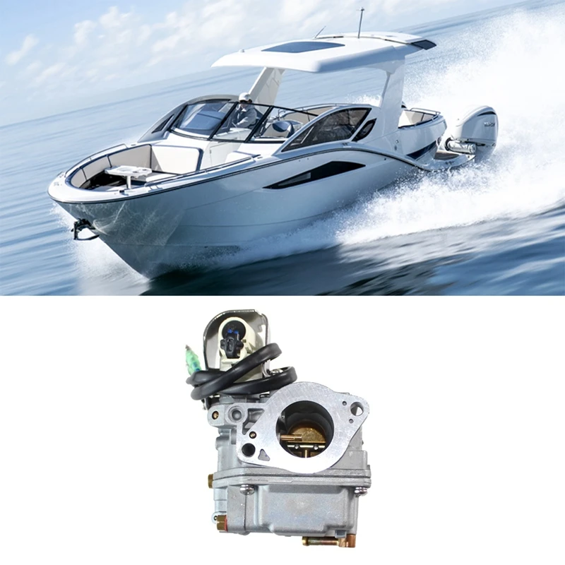1 шт. 6AH-14301-20 карбюратор в сборе из серебряного алюминиевого сплава для 4-тактного