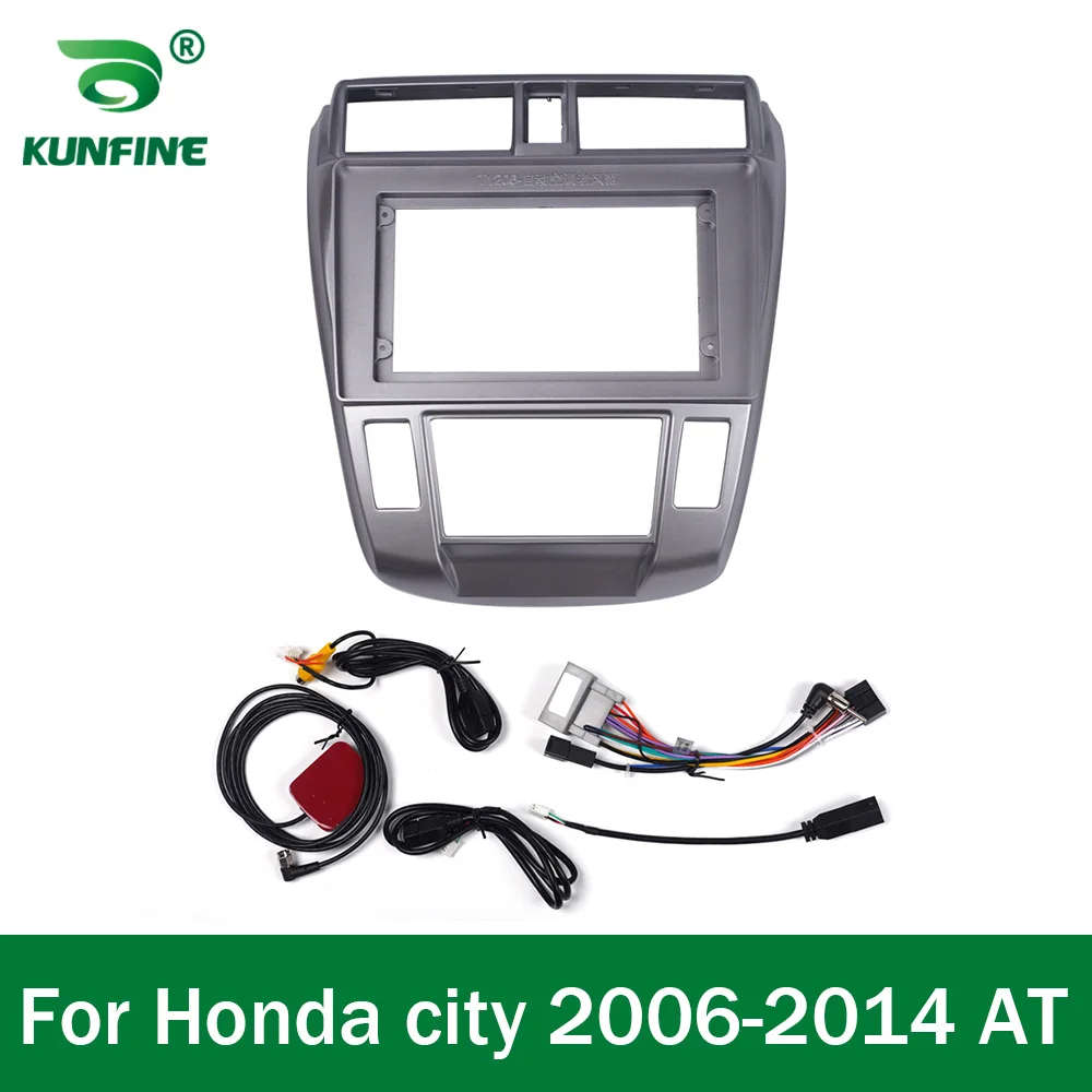 Автомобильный GPS-навигатор стерео для Honda city 2006 - 2014 AT радиоприемник рамка