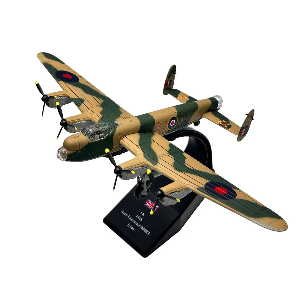 

1/144 Scale Avro 691 Lancaster Bomber Plane Diecast Metal Airplane Aircraft Ornament Model Boy Birthday Toy Gift