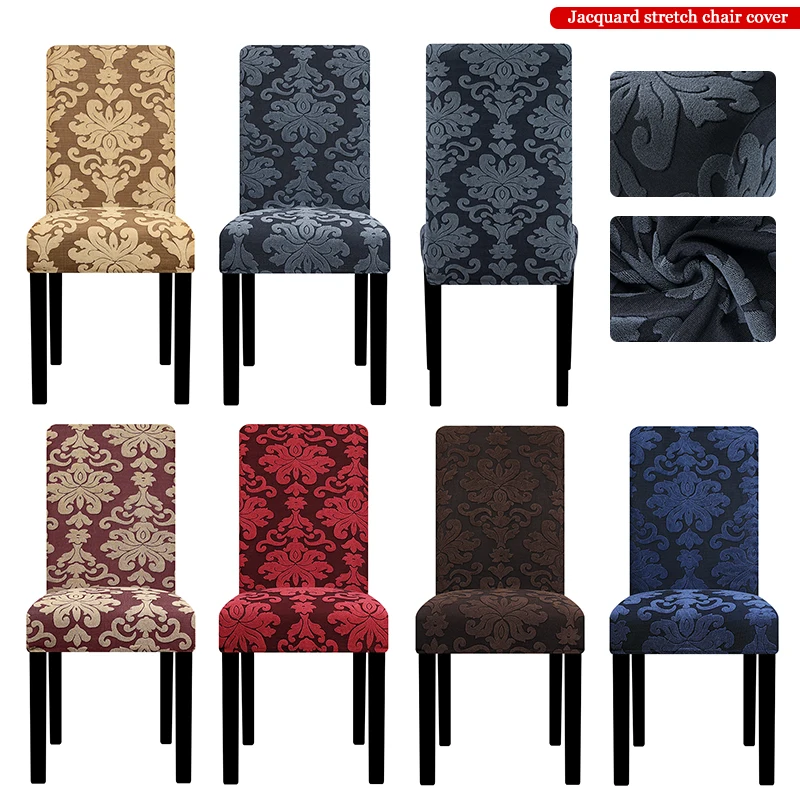 

Printed Stretch Chair Cover Big Elastic Seat Chair Covers Office Chair Slipcovers Restaurant Banquet Hotel Home Decoration