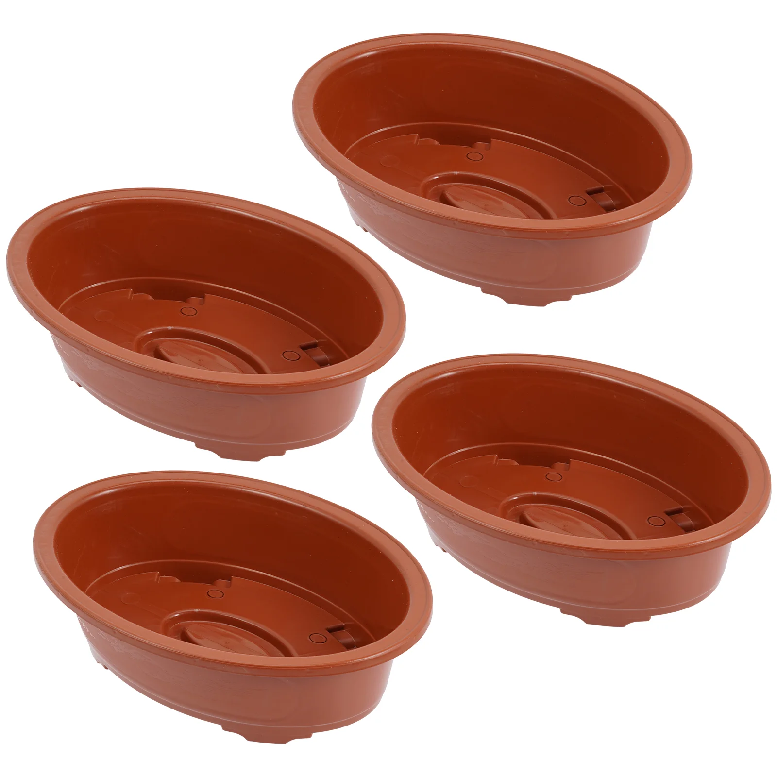 

4pcs Bonsai Tray Potted Containers Planting Pot Home Bonsai Pot Bonsai Holder Bonsai Planter