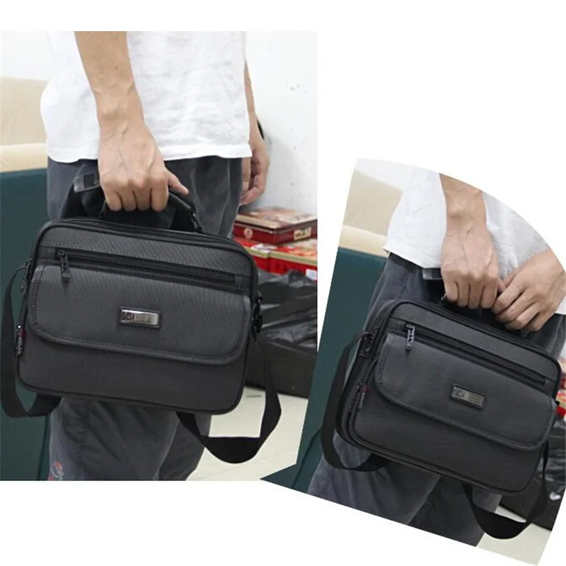 Top Quality Briefcases Of Various Sizes Men's Small Bag For IPAD Waterproof Oxford Men Women Business Shoulder Bag Bolso Hombre