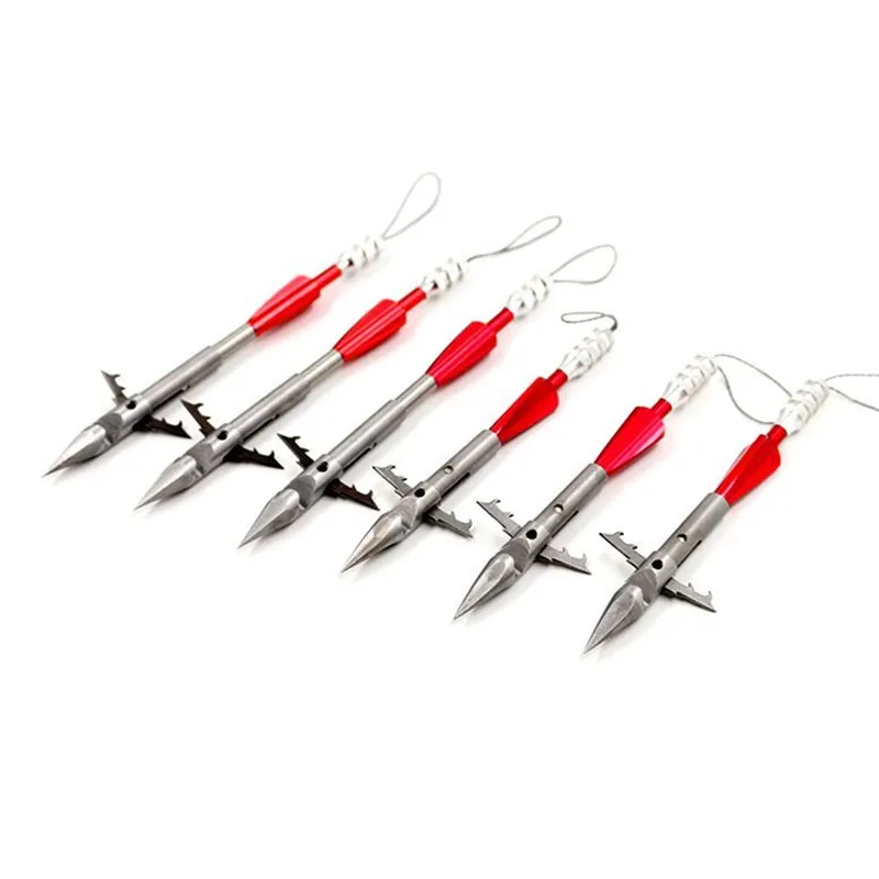 

3pcs Hunting Shooting Fishing Slingshot Stainless Steel Broad head Stable Arrowhead Slingshot Fish Wheel Catapult Dart