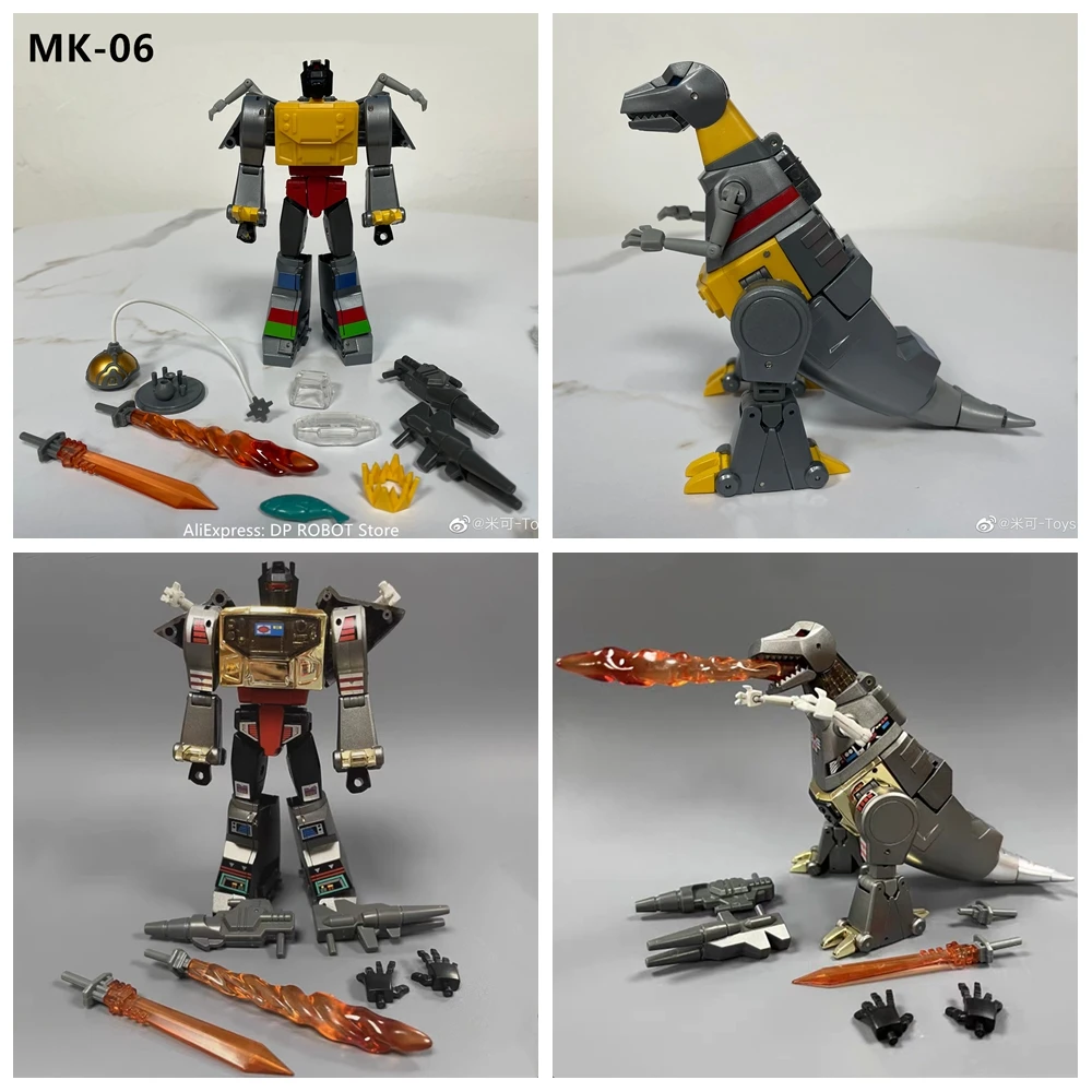 

[IN STOCK] Transformation MIKE TOYS MK-06 MK06 MK-06S Grimlock KO NA H44 Ymir G1 Animation Small Scale Action Figure With Box