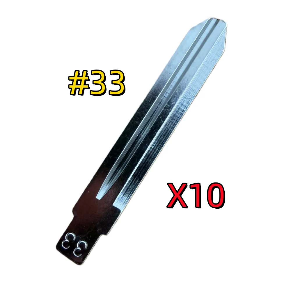 

10 шт./лот # 33 lishi HY15 металлическая пустая необрезанная откидная лезвие дистанционного ключа KD/VVDI для Hyundai SONATA NF Elantra Kia K2 K3 SantaFe