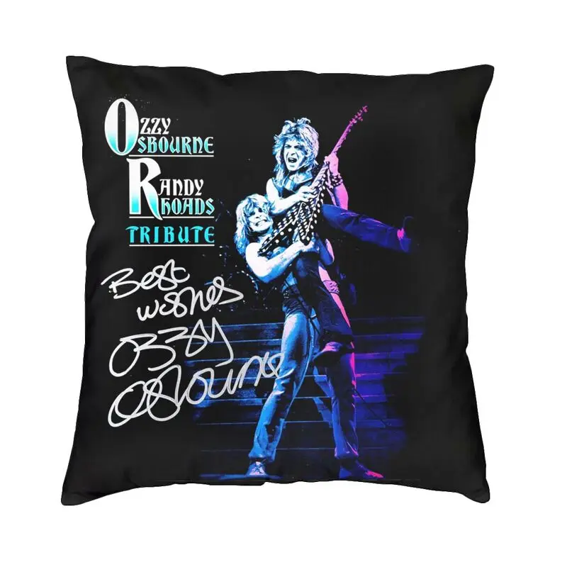 

Heavy Metal Singer Ozzy Cushion Cover 40x40cm Home Decorative 3D Print British Rock Music Throw Pillow Case for Double-sided