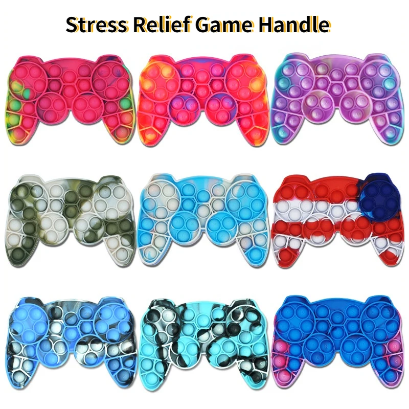 

Rainbow Push Bubble Animal Fidget Toys Sensory Autism Squeeze Stress Reliever Mini Toys Game Simple Dimple Fidget Relax Toys