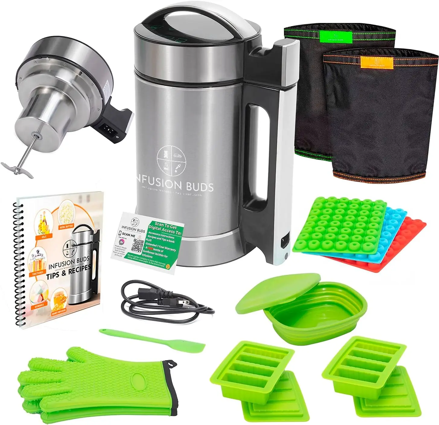 

Buds Butter Infuser Machine- Herbal Butter Maker Machine | Herbal Butter & Oil Infuser Machine. Butter Machine | Includes De