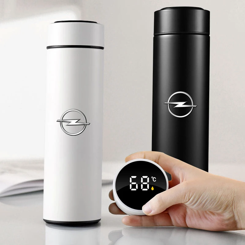

Smart Thermos Bottle Digital Temperature Stainless Thermos Water Cup For Opel Astra H J G K Insignia Corsa D Vectra C Zafira B