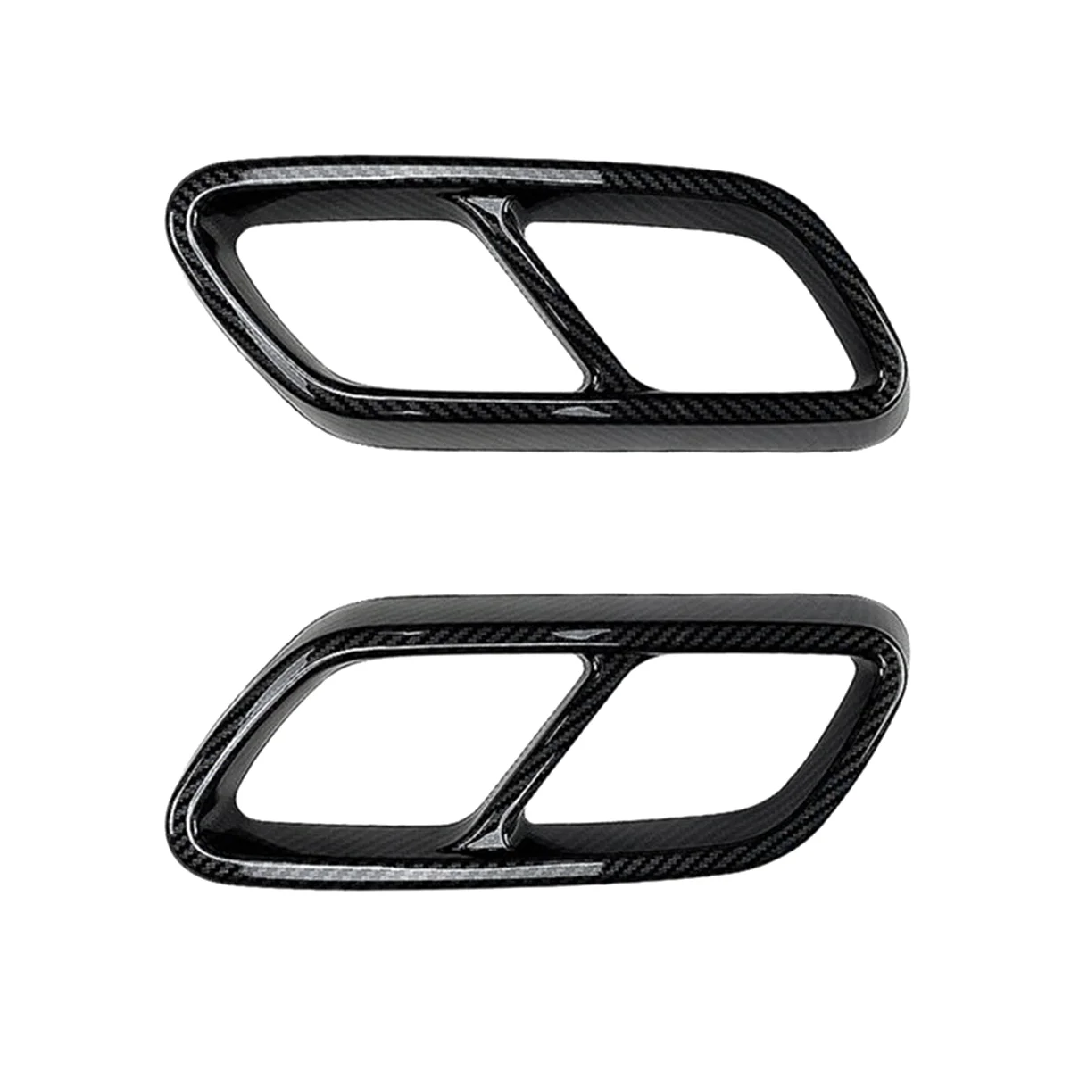 Углеродное волокно AMG автомобильный глушитель выхлопной трубы наконечник для