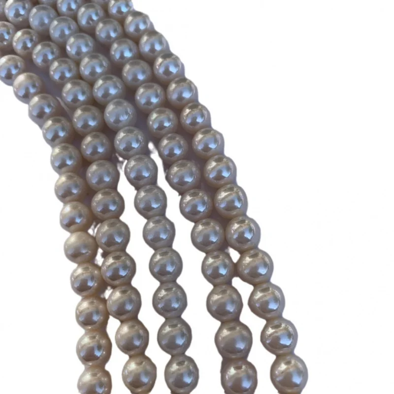 Женское ожерелье из натурального пресноводного жемчуга 8-9 мм Ni Same Style Fever