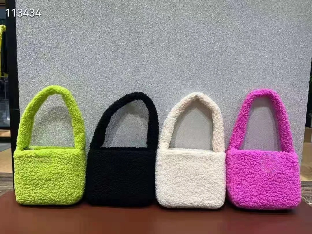 

Новинка осень/зима, женская сумка Ug из овечьей шерсти, маленькая квадратная сумка через плечо для ношения в стиле знаменитостей