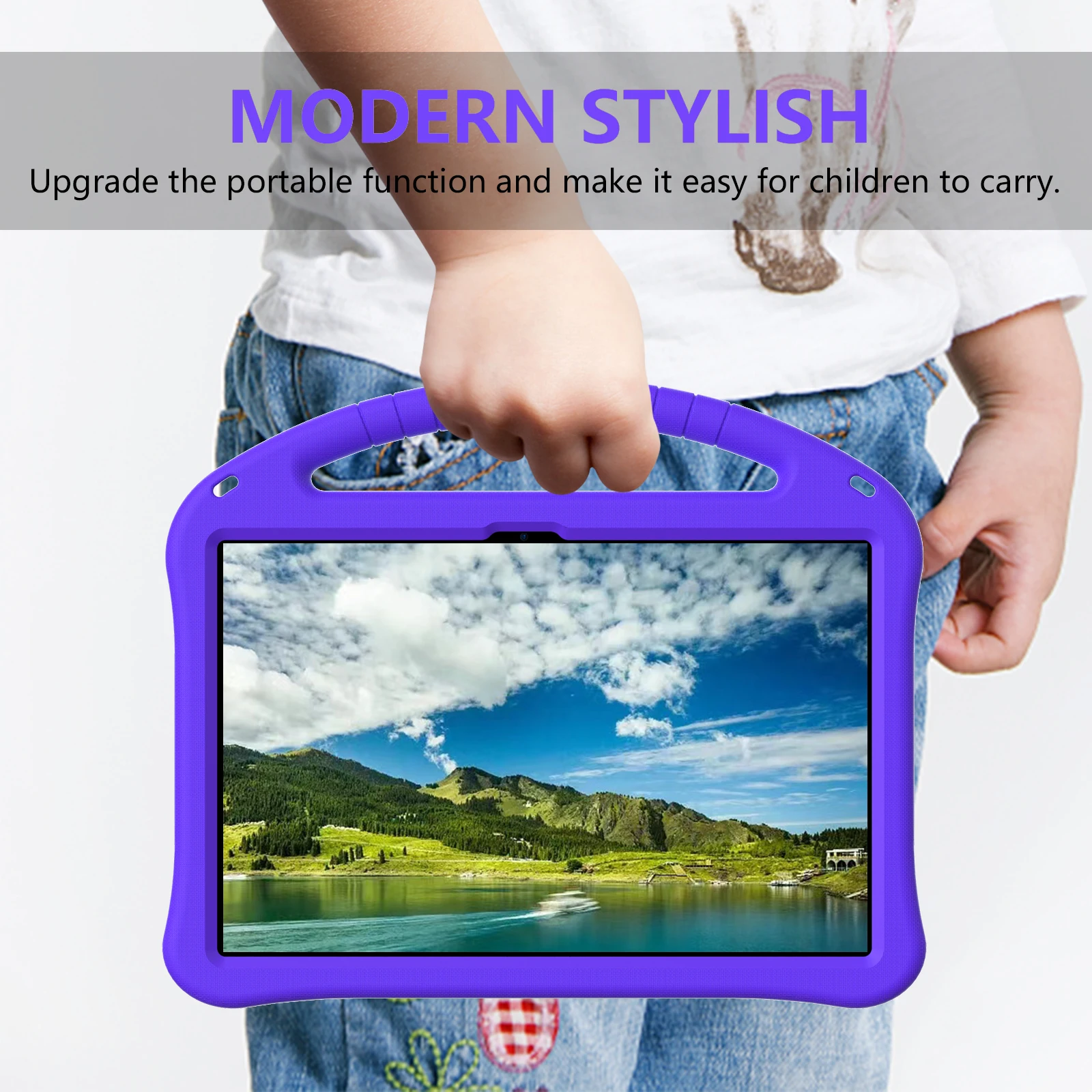 Фото Портативный противоударный прочный защитный чехол для планшета Galaxy Tab S11 Ultra 14.6 2025 X-920 930 936B с задней подставкой №4