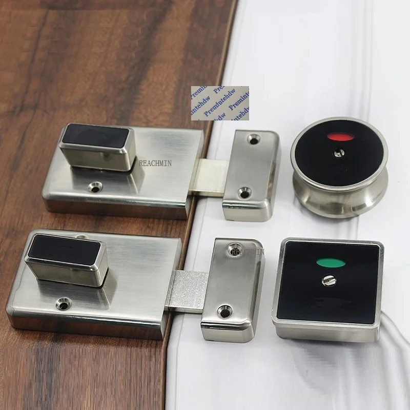 

Цинковый, зеленый, красный индикатор, болт конфиденциальности, дверной замок, свободный, для общественных ванной, туалета