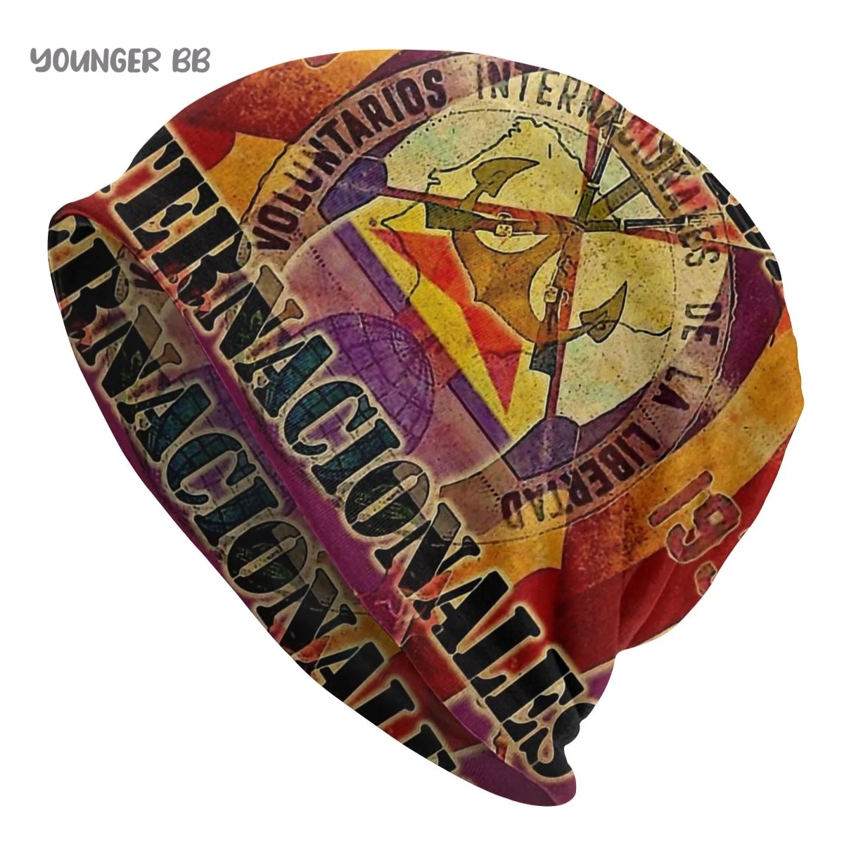 

Головные уборы, шапки с испанским флагом для мужчин и женщин, мужская вязаная шапка, международные бригады 1936-1937, зимняя теплая Кепка-бини, З...