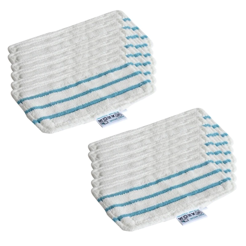 

12Pcs Mop Pads For Black & Decker Steam Mop FSM1610 FSM1630 Washable And Reusable Replacement Mopping Cloth