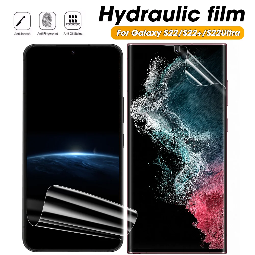 

Гидрогелевая пленка для защиты экрана Samsung S22 Plus Ultra S22 + Передняя пленка защита экрана от царапин для S22Ultra S22 + 2022