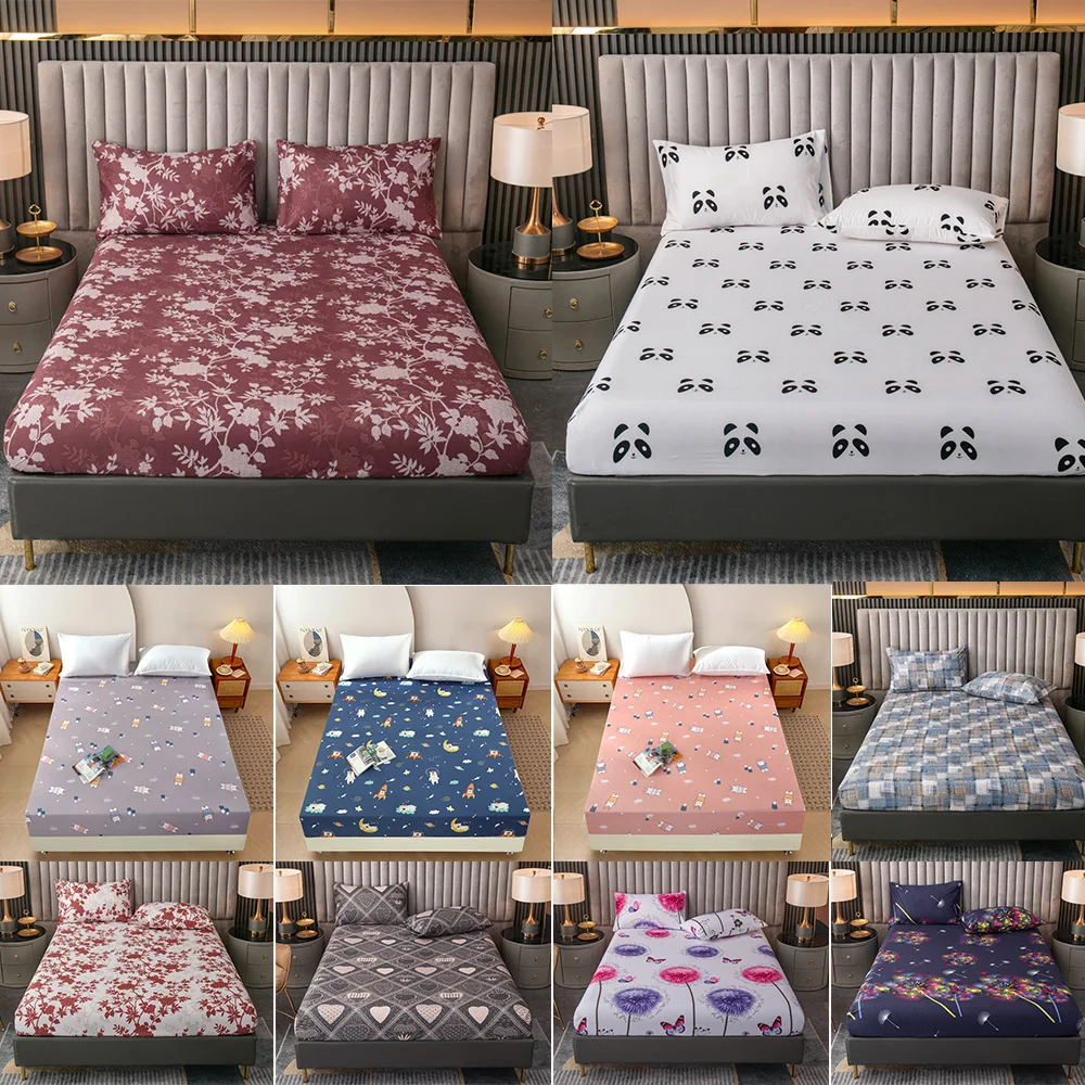 1 шт. одноместное двуспальное простыня наматрасник King Queen Size с эластичной лентой