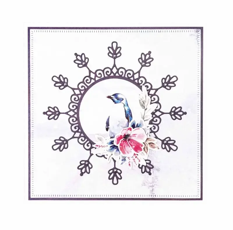 Резка актического пейзажа MetalStencil DIY Скрапбукинг Ремесло Тиснение Изготовление