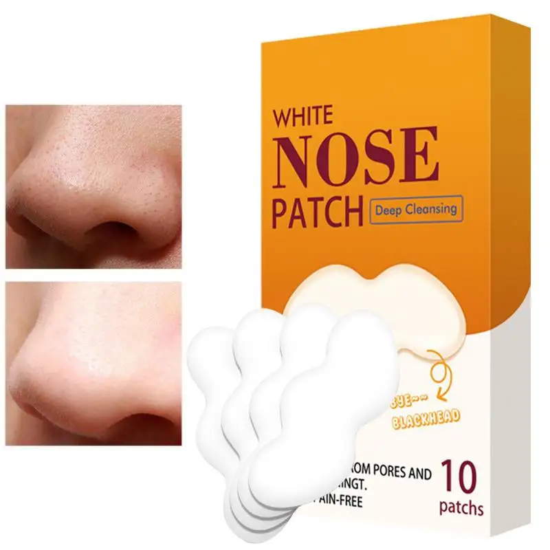 

Nose Blackhead Remover Mask 10Pcs Deep Cleansing Skin Care Shrink Pore Acne Mask Nose Pore Clean Strips Blackhead Strips