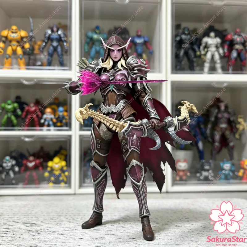 Фото В наличии: World of Warcraft 1/10 Grey Knights Female Warrior, полный комплект, изысканная коллекционная фигурка, подарок для фанатов, модель игрушки №1