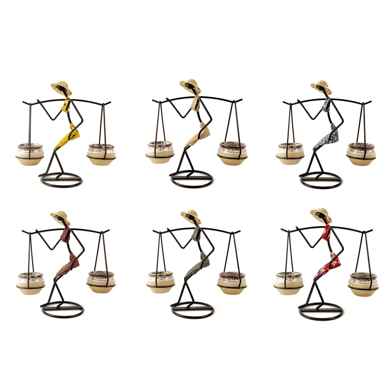 

Мини цветочный горшок Dai People Подростковая девушка устойчивая к стойке в плечевом горшке