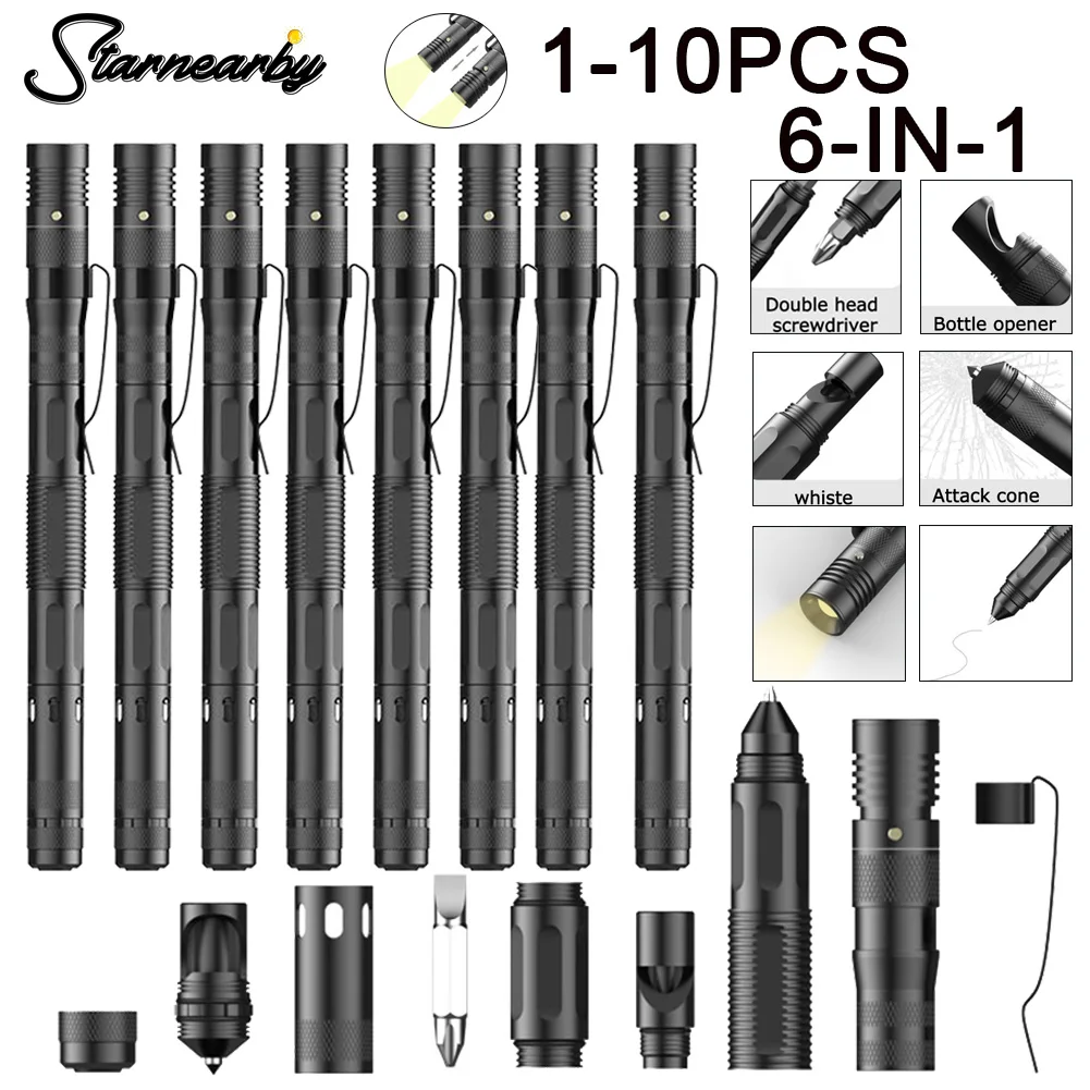 

Мини-фонасветильник светодиодный портативный, 6 в 1, с отверткой, 2 режима