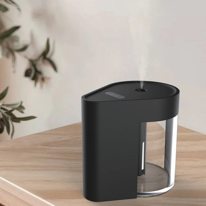 New induction humidifier household mute large-capacity USB charging desktop aromatherapy machine alcohol disinfection sprayer
