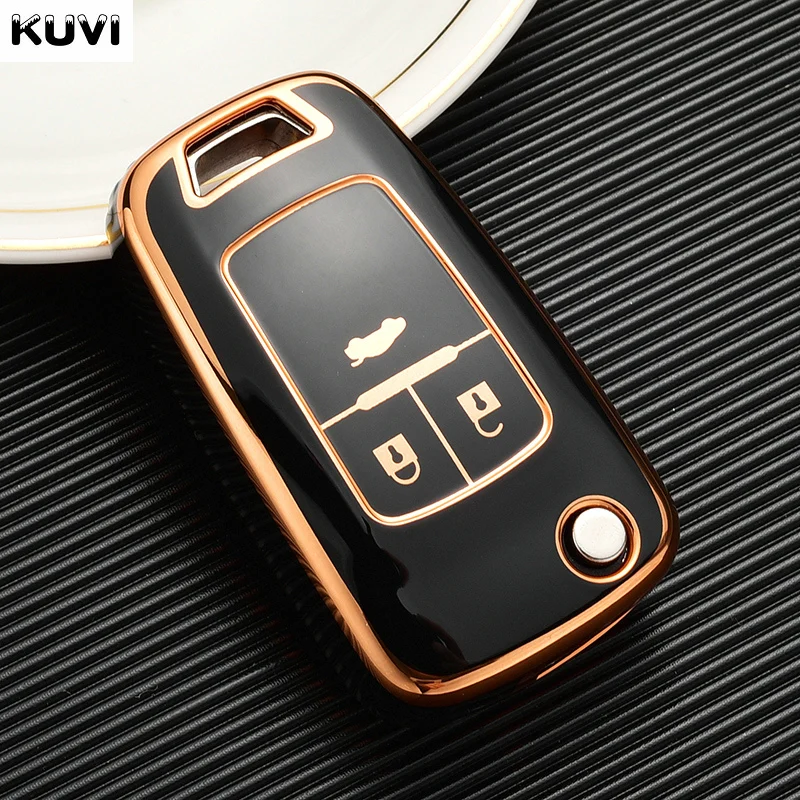 

Автомобильный флип-чехол из ТПУ для Chevrolet Cruze Aveo Trax Sail Malibu Captiva Opel Vauxhall Astra J Corsa Insignia Mokka