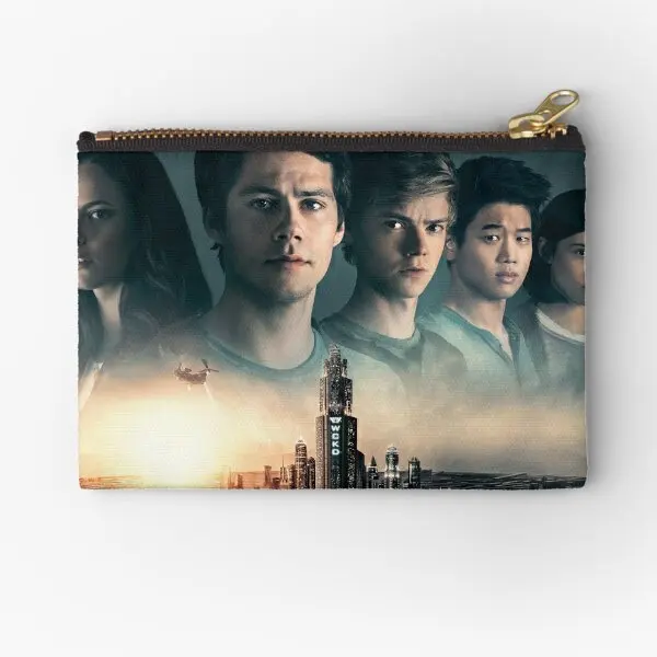 

Постер на молнии с изображением лабиринта бегуна смерти, кармашки для ключей, женские трусики, мужская сумка, чистый карман, нижнее белье, кошелек, маленькая упаковка для монет