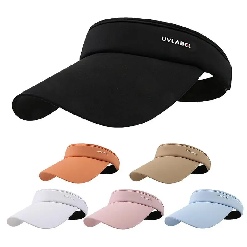

Sun Visor Ponytail Hat Womens Visors for Summer Sun Visor Hat with Adjustable Breathable Wide Brim and Empty Top Sun Protection