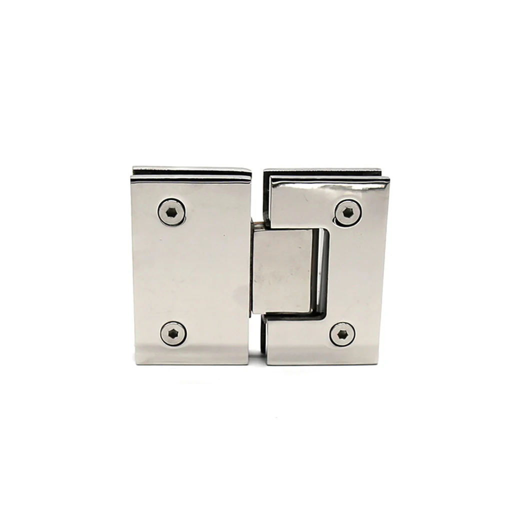 

Heavy Duty 180-Degree Clip Wall-Mounted Showcase Hinge Replacement Parts Cupboard Bathroom Folding Clamp Easy Install