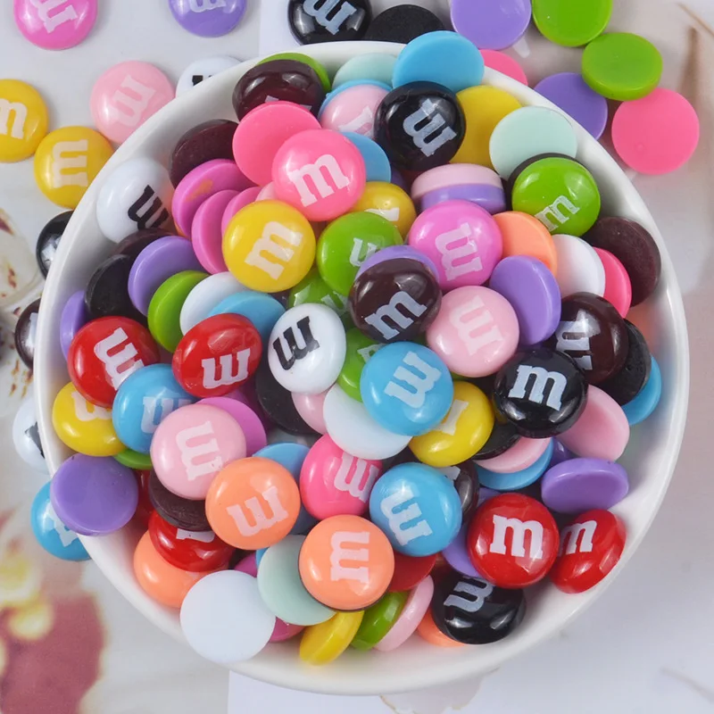 

10pieces/lot 14mm Imitation Icecream Half Ball Resin DIY Handwork Accessory Flatback Decoration for Jewellery Mobile Phone Case