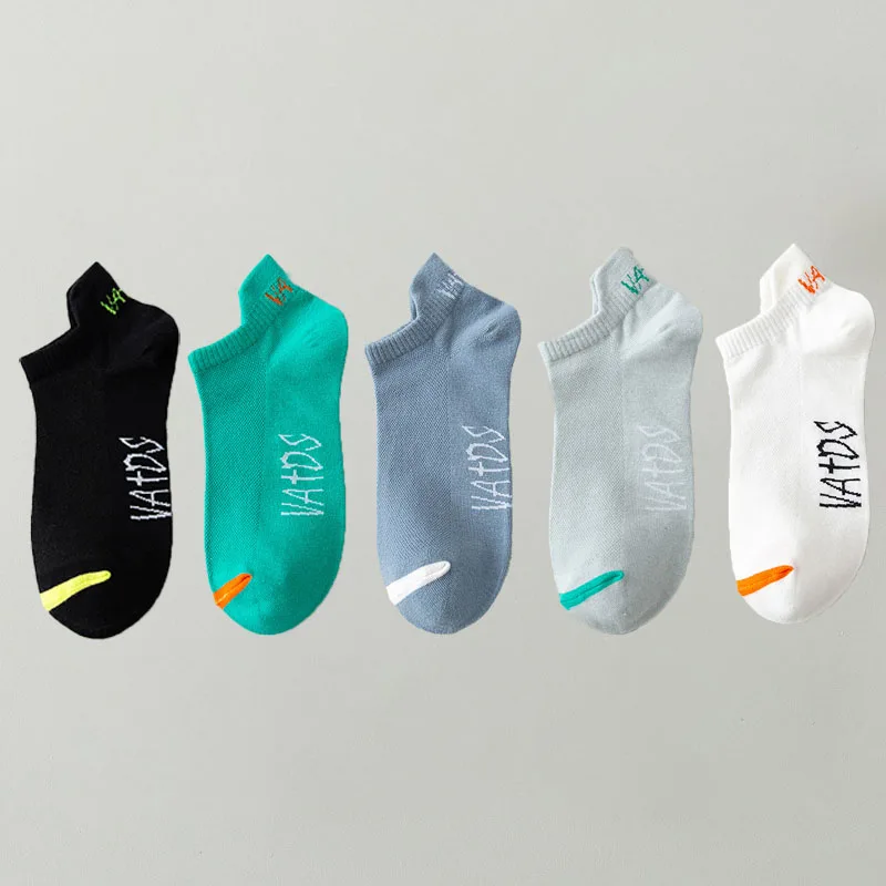 Мужские Дышащие Спортивные Носки С Низким Вырезом 5/10 Пар