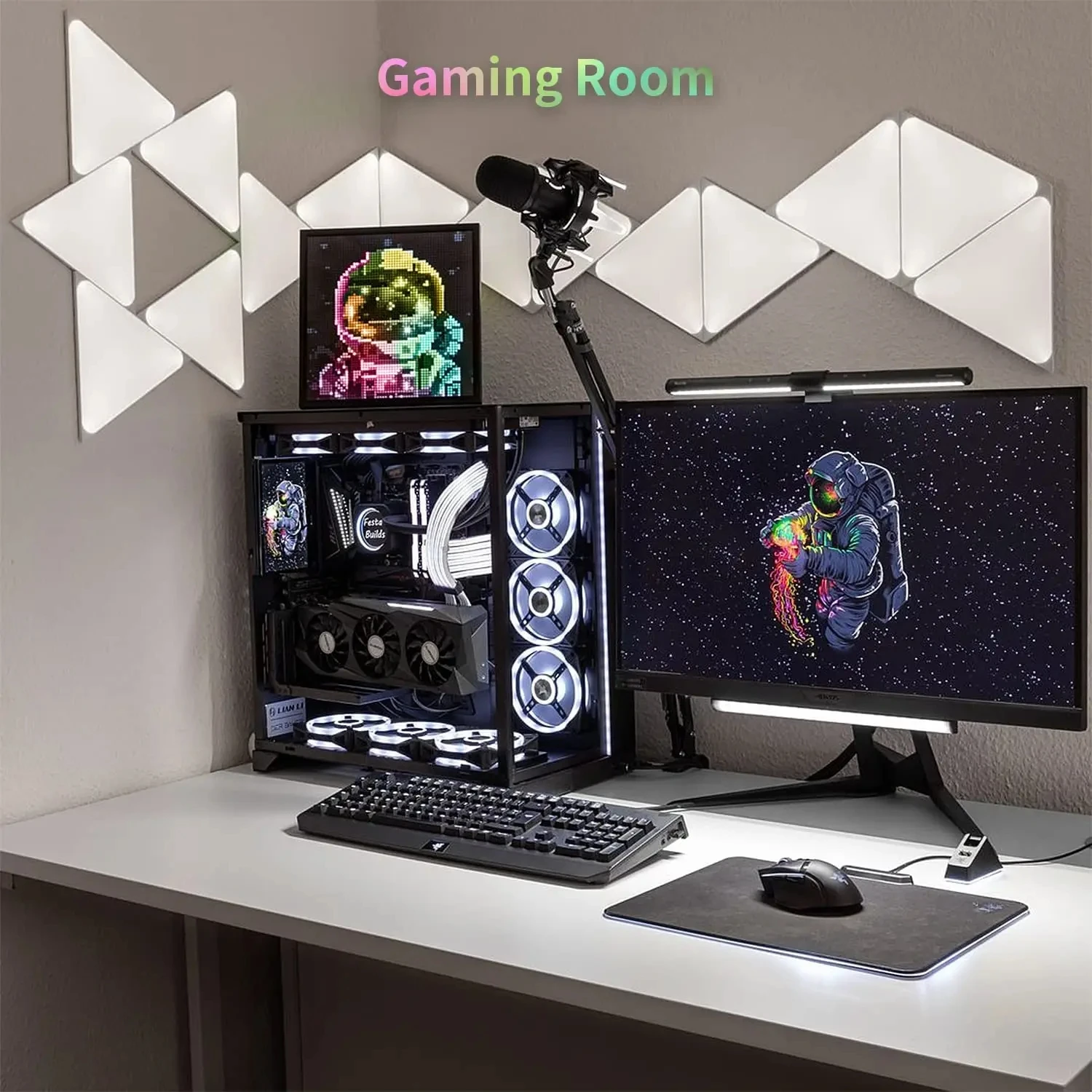 Игровая комната Pixoo 64 пикселя светодиодный дисплей 64*64 электронный доска рамка