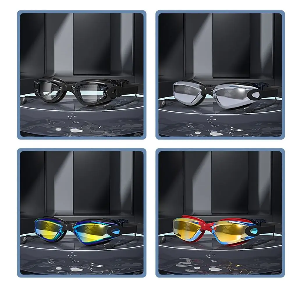 

Clear No Leaking UV Protection Wide Vision Swimming Goggles Anti Fog Dive Swim Mask