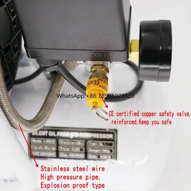 Рекламные сверхпрочные компактные портативные воздушные компрессоры AC 220 В 50 Гц