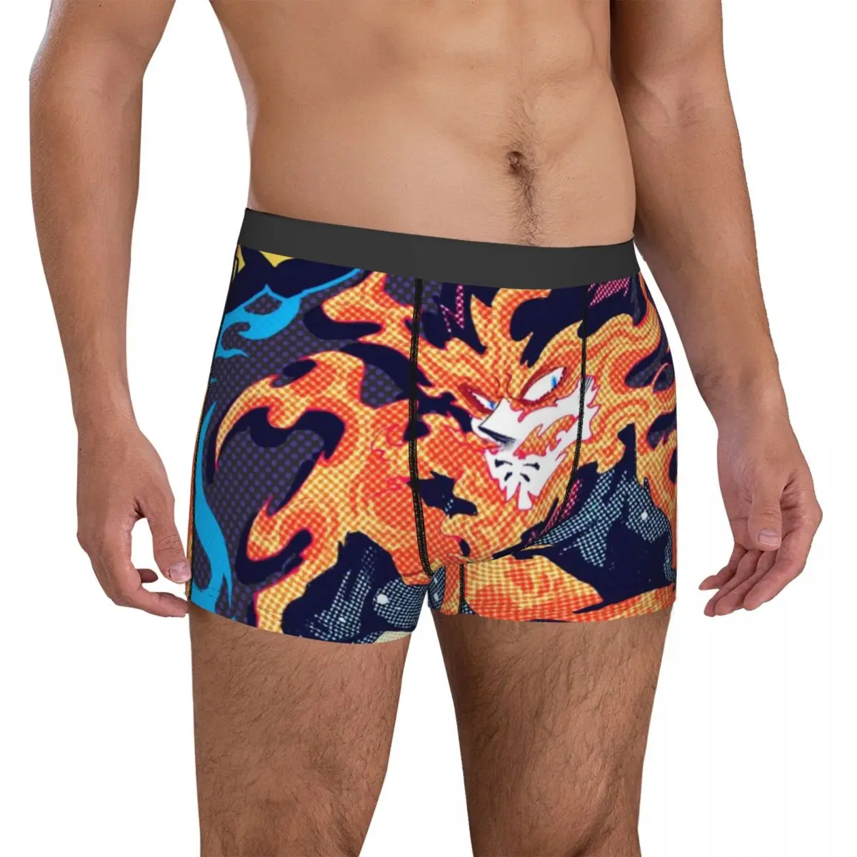 

Enji Todoroki, пикантное нижнее белье для большого папы, мой герой, Академия, мужские трусики, сексуальные на заказ, трикотажные шорты, брифы