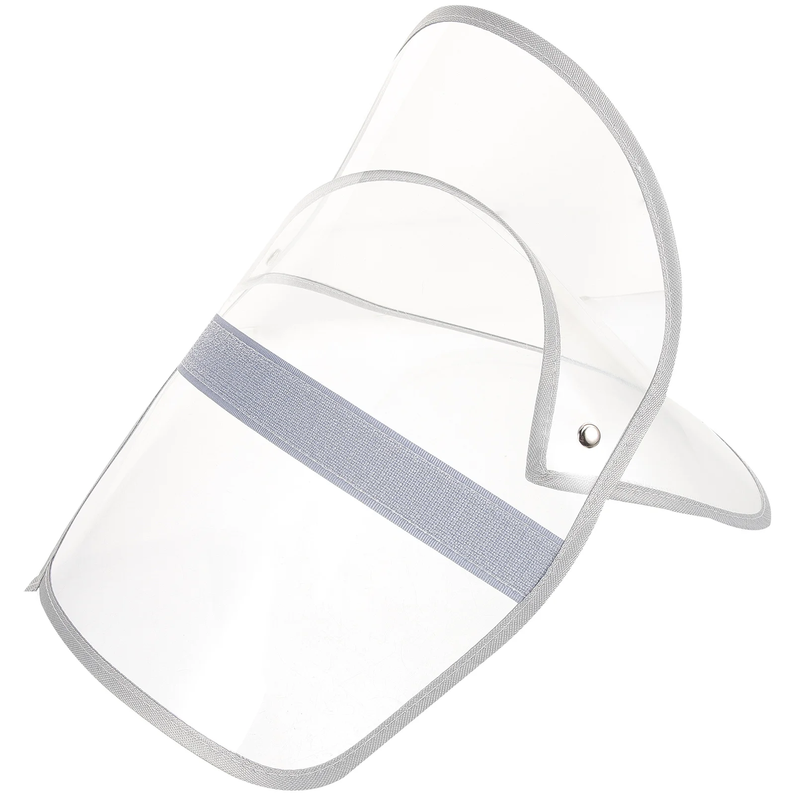 

Raincoat Hat Shield Visor Detachable Rain Poncho Hat Face Protector Clear Raincoat Cap Visor for Replacement Face Protector
