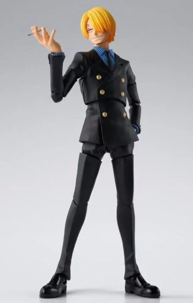 Фото В наличии оригинальная фигурка Bandai SH Figuarts One Piece Dawn of Adventure Sanji 1/12, коллекционная модель, подарок №2