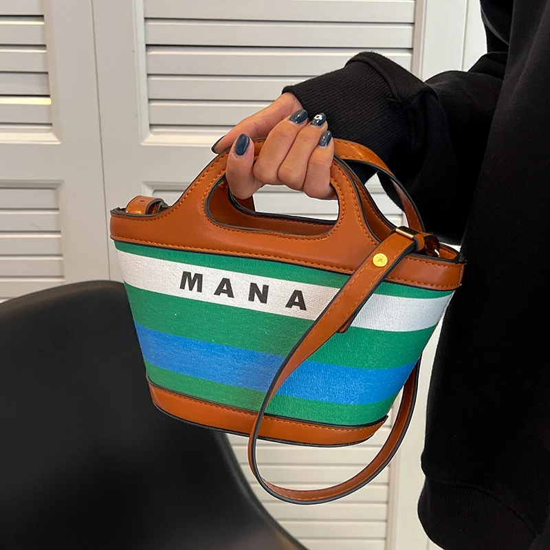 

Винтажная сумка, женская сумка 2022, летняя новая нишевая дизайнерская сумка-мессенджер контрастных цветов, Корейская сумочка, сумка-мешок