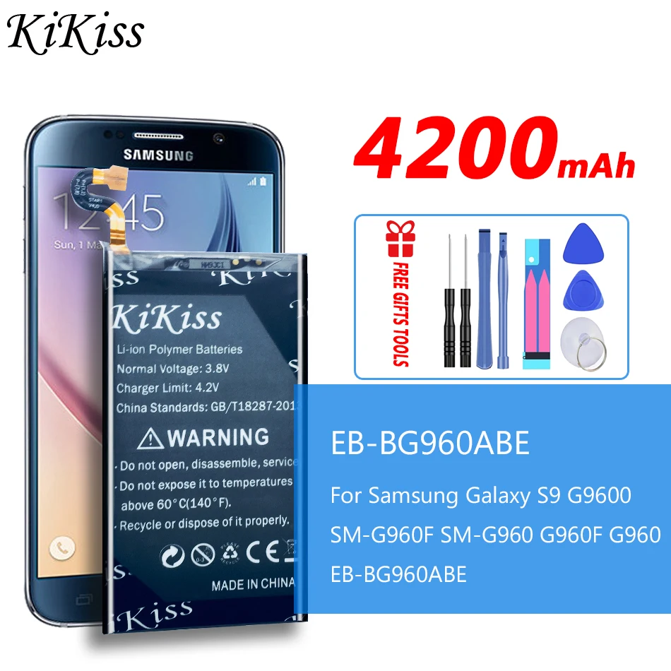 

For Samsung S 9 Mobile Phone Replacement Battery EB-BG960ABE Batteries For Samsung Galaxy S9 G9600 SM-G960F SM-G960 G960F