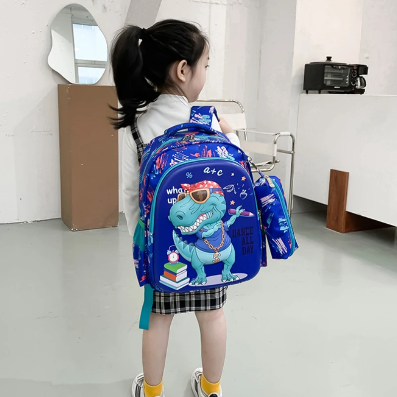 Cute Unicorn Children Large Backpack 2022 New Dinosaur Cartoon Boys Girls Bags In Kindergarten Baby School Pen Bag Sac Licorne