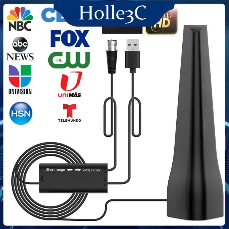 

300 Miles Range Tv Antenna 1080p Signal-boosting Indoor Hdtv Amplified Signal Mini Free Hd Channels Digital Tv Antenna 4k 36 Dbi