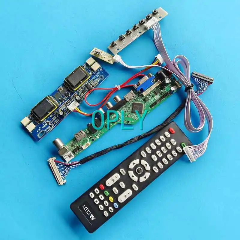 

LED LCD Display Matrix Controller Board Fit LM220WE1 LM220WE3 VGA AV USB HDMI-Compatible 1680*1050 4CCFL 22" 30 Pin LVDS DIY Kit