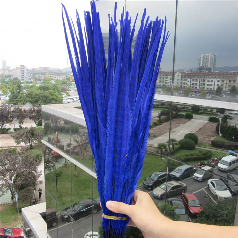 

100pcs/lot Lady Amherst Pheasant Feathers 16-18 inch 40-45cm Carnival Accessories Decoration plume DIY Party